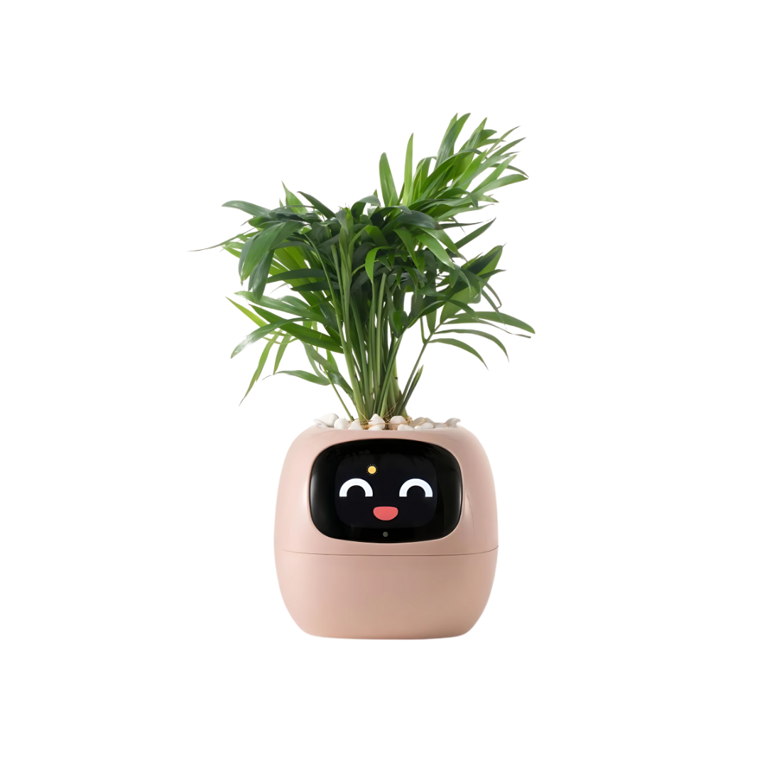 IVY Smart AI Planter | Selbstbewässernder Topf mit Touch-Interaktion und digitaler Anzeige