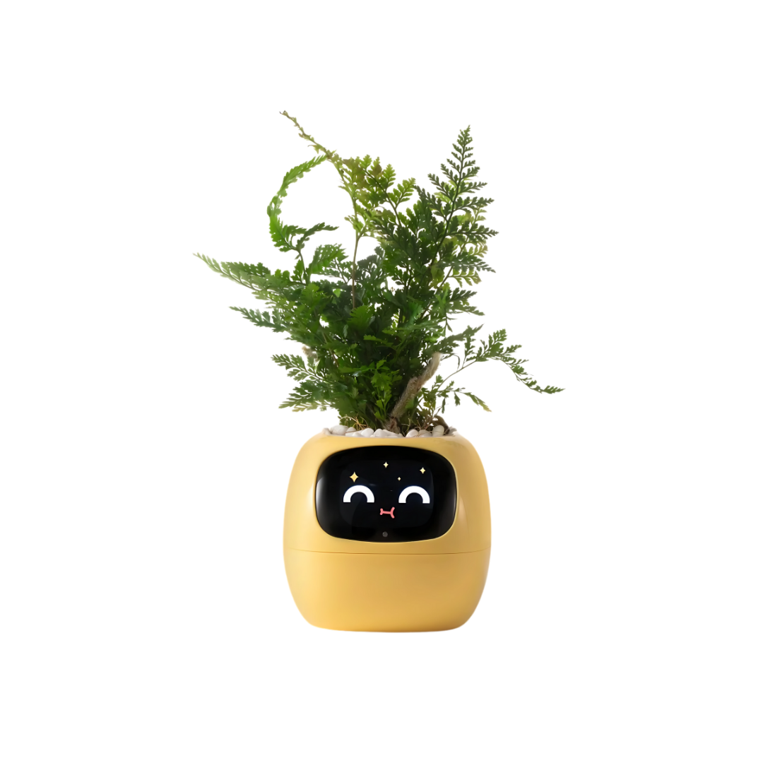 IVY Smart AI Planter | Selbstbewässernder Topf mit Touch-Interaktion und digitaler Anzeige