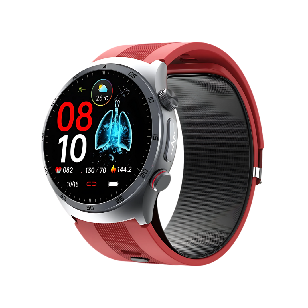 Smart Watch S25 ECG & Blood Pressure Tracker with Air Pump Wristband
