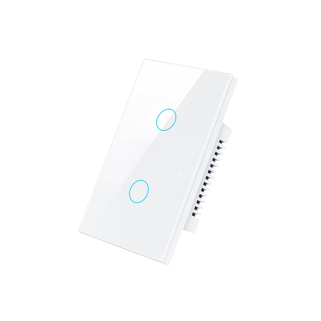 Luxury Smart WiFi Touch Light Tempered Glass Switch App & Voice Control