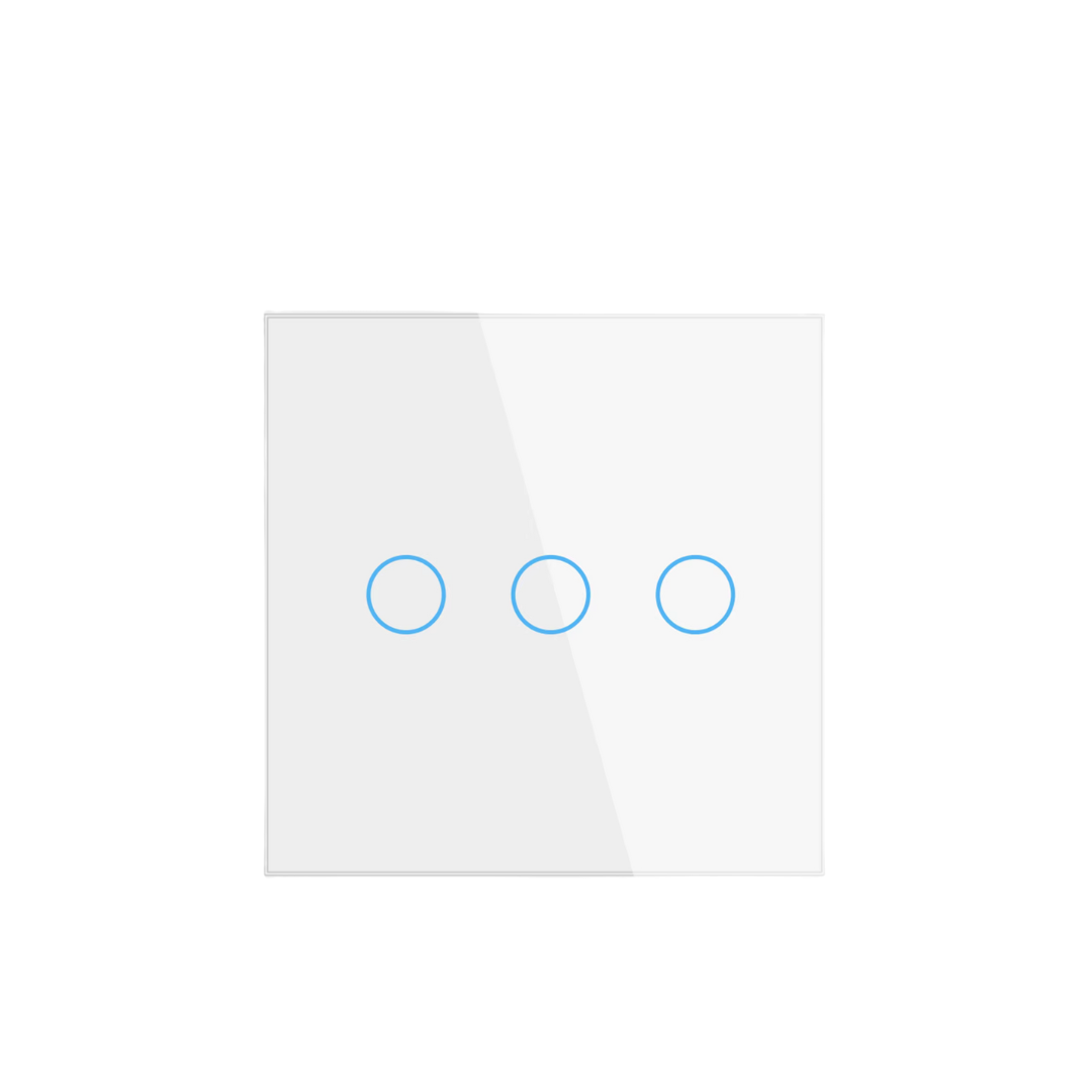 Luxury Smart WiFi Touch Light Tempered Glass Switch App & Voice Control