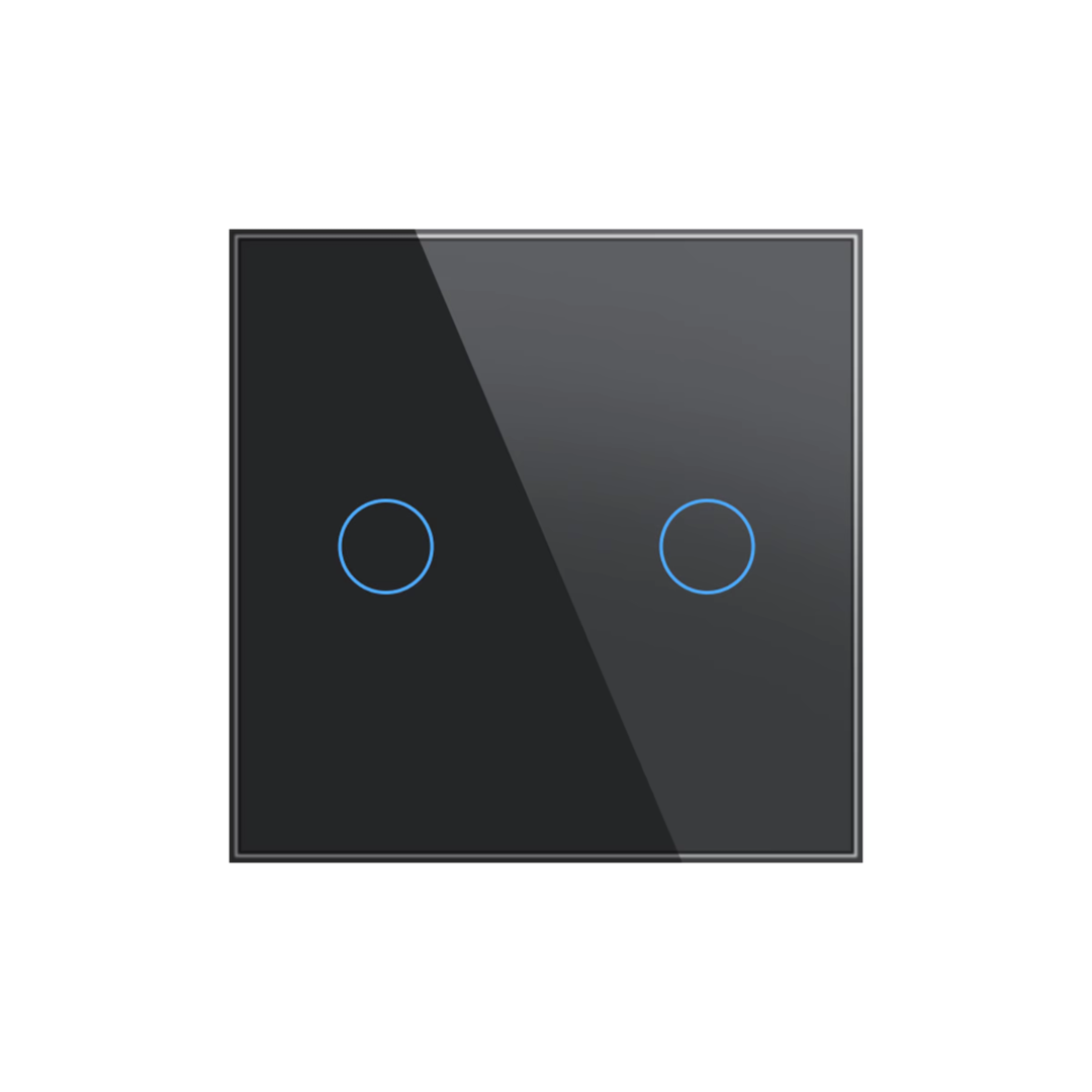 Luxury Smart WiFi Touch Light Tempered Glass Switch App & Voice Control
