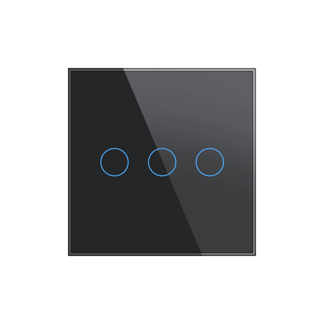 Luxury Smart WiFi Touch Light Tempered Glass Switch App & Voice Control