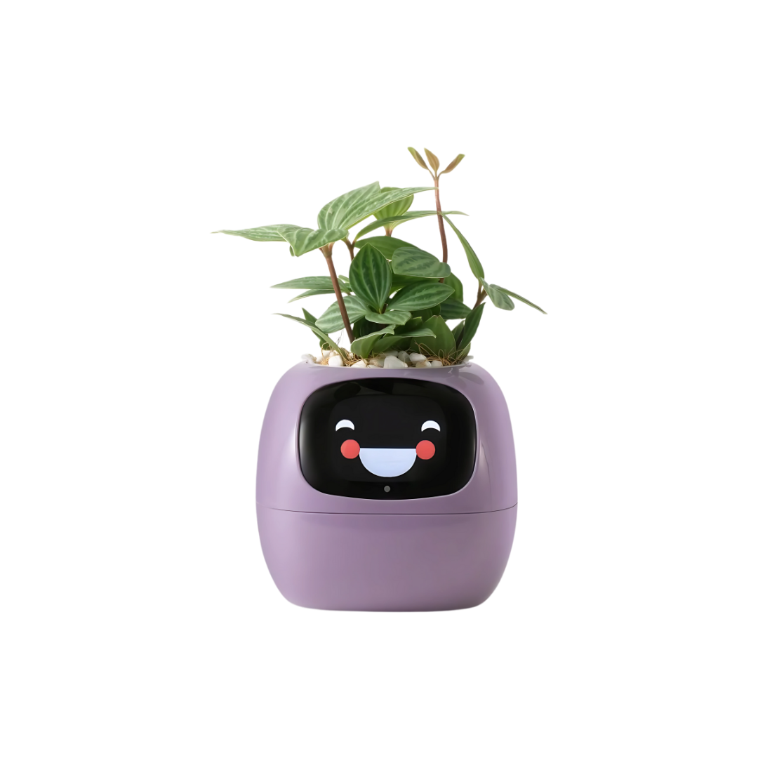 IVY Smart AI Planter | Selbstbewässernder Topf mit Touch-Interaktion und digitaler Anzeige