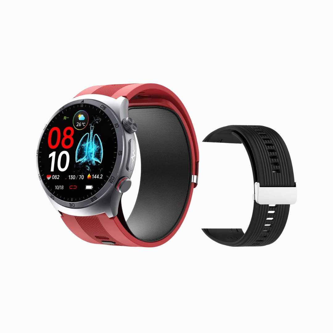 Smart Watch S25 ECG & Blood Pressure Tracker with Air Pump Wristband