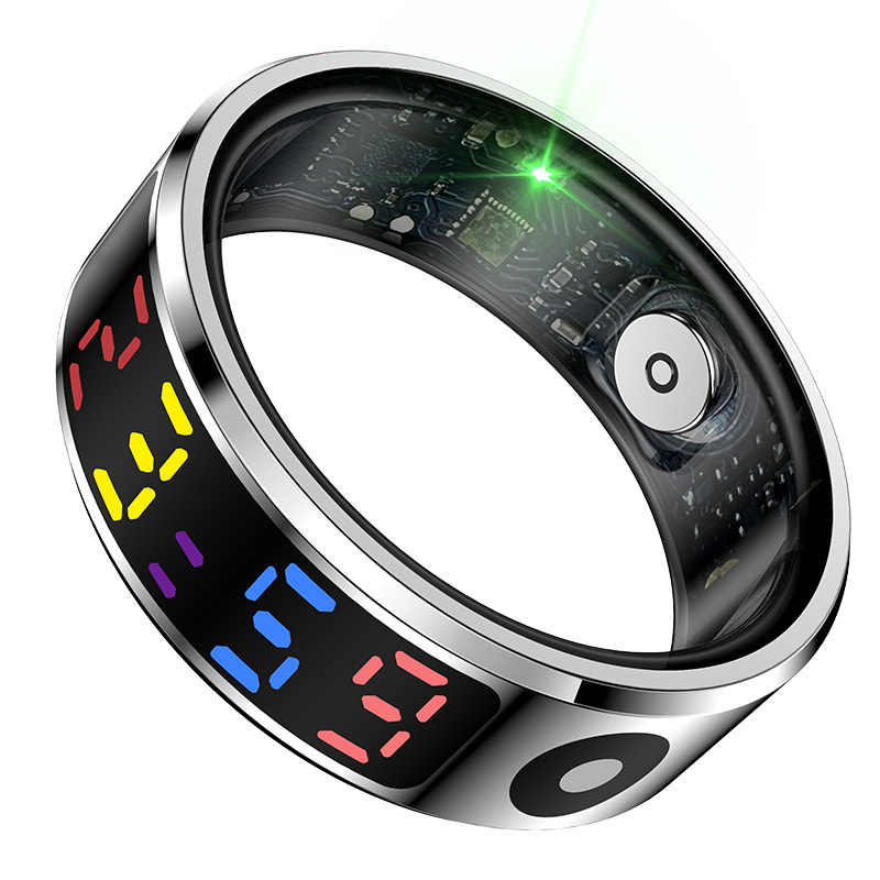 R12 Color Screen Unisex Sleep Monitor Smart Health Ring