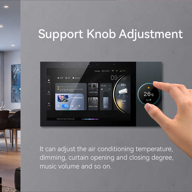 7" Tuya Smart Home Control Panel IPS WiFi Music Panel with Speakers