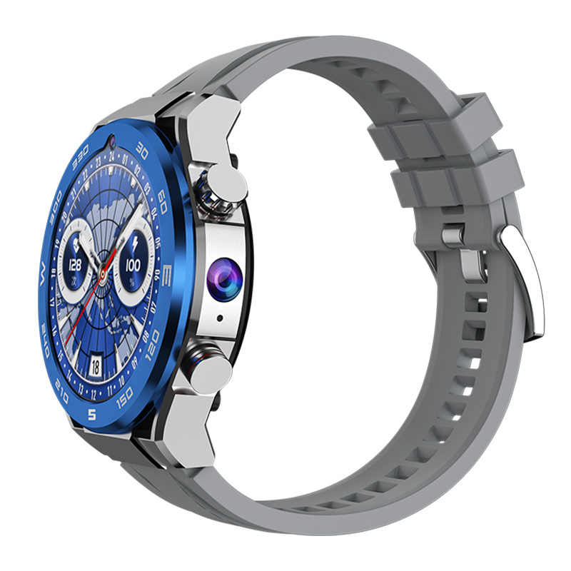 AMOLED Dual Camera Android Heath Monitor Smartwatch