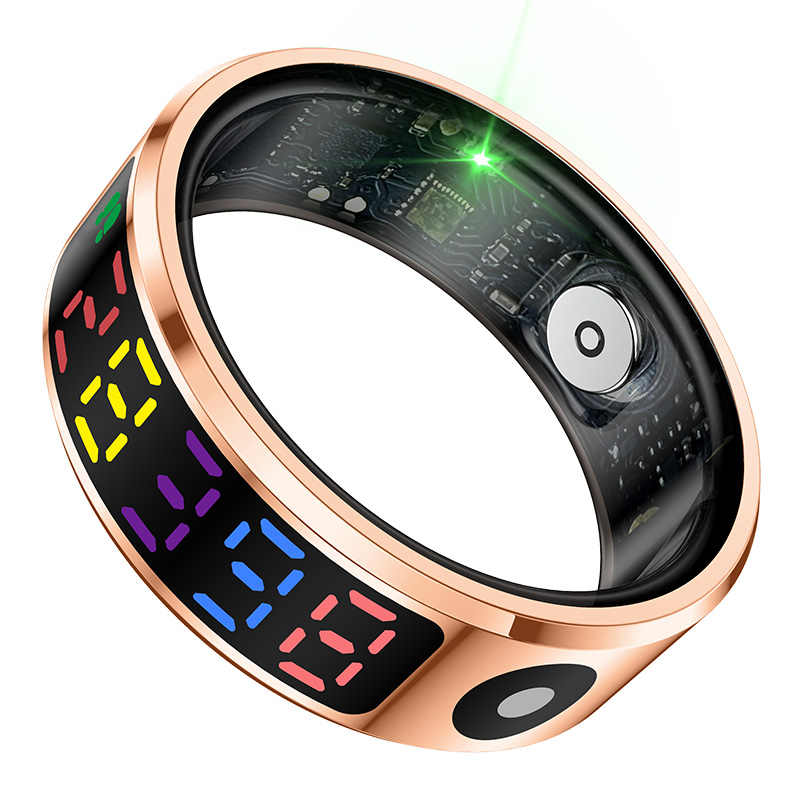 R12 Color Screen Unisex Sleep Monitor Smart Health Ring