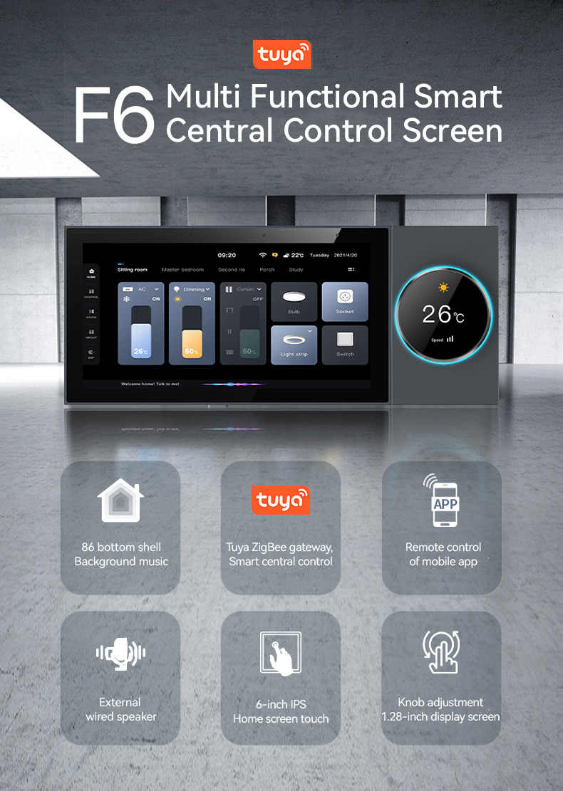 All-in-One Control Panel IPS Touchscreen Home Hub Smartlife App