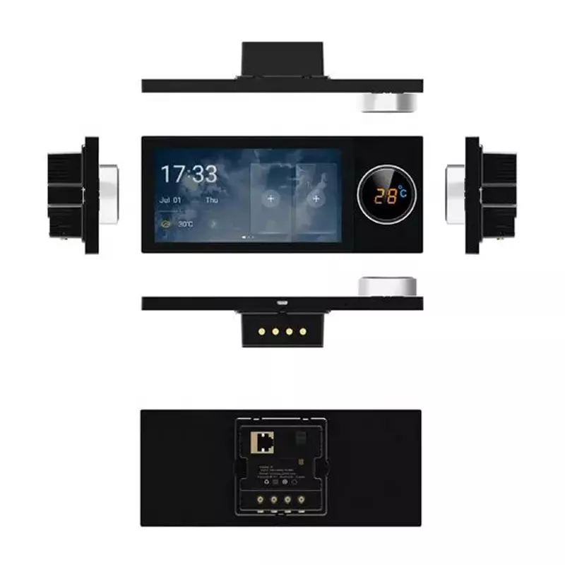 Multifunctional 6" HD LCD Touch Wall Smart Home Gateway