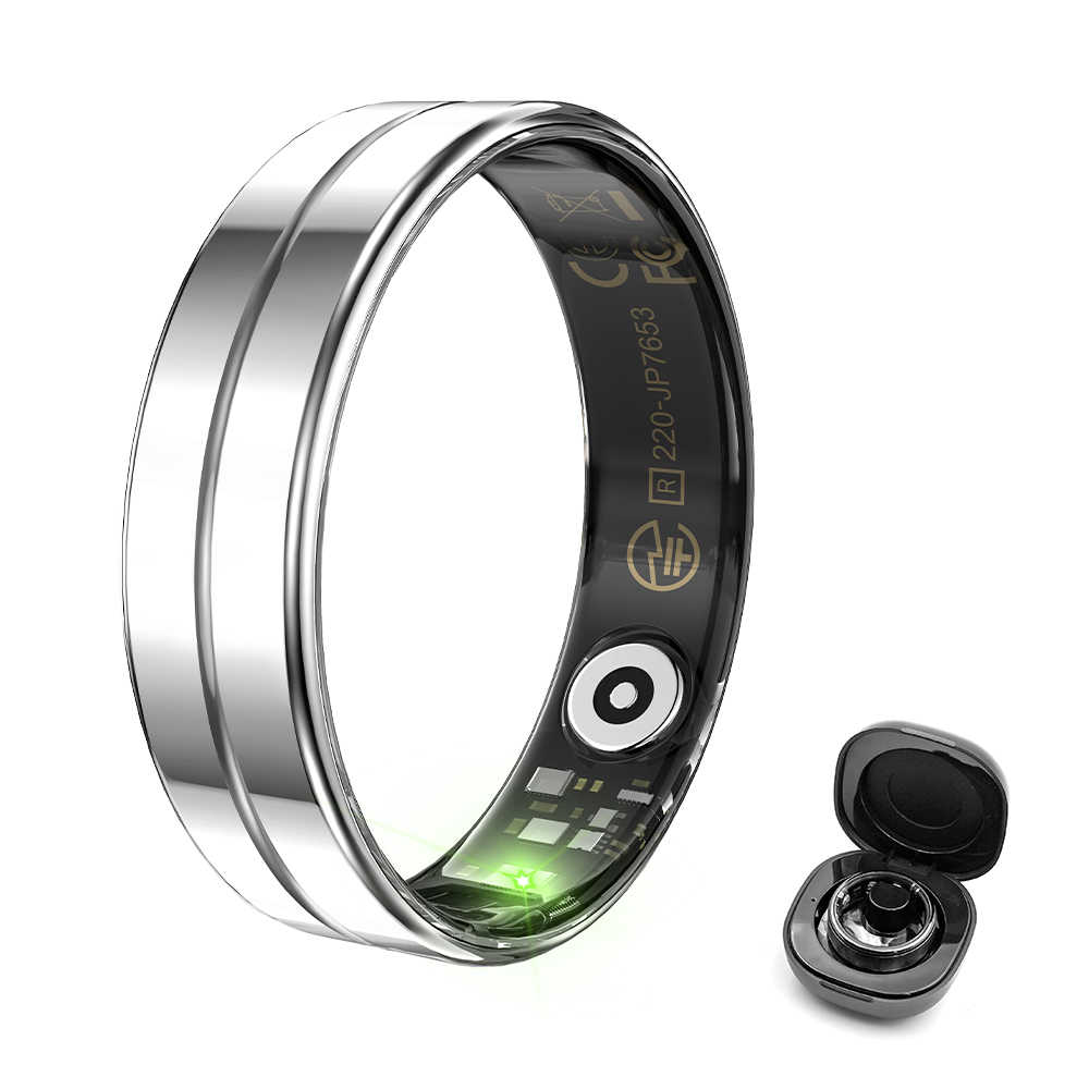 R11 Ultra-Thin Heart Rate Fitness Smart Ring 2025