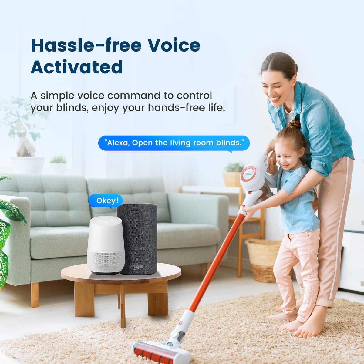 Smart Life Alexa Silent Remote Intelligent Curtain Opener