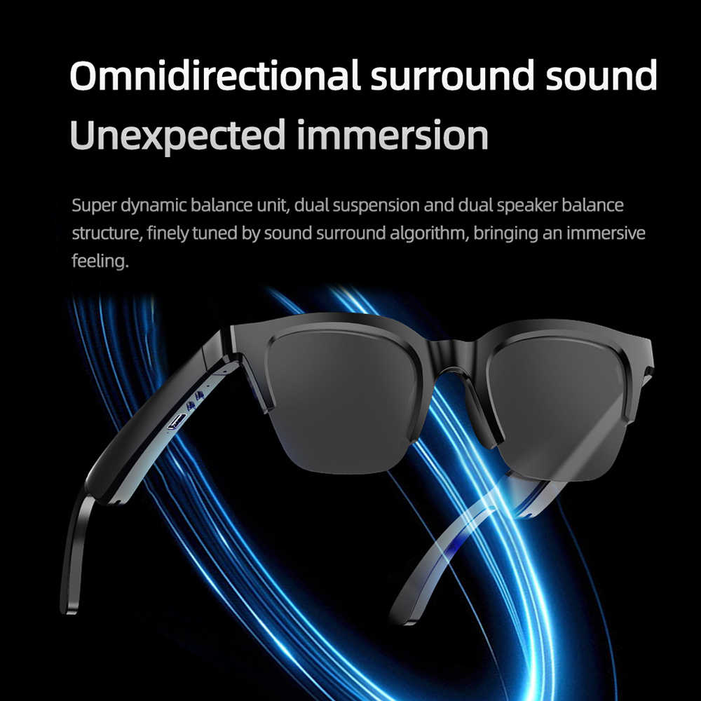 E60 Smart Voice Assistant Audio Sunglasses 2025