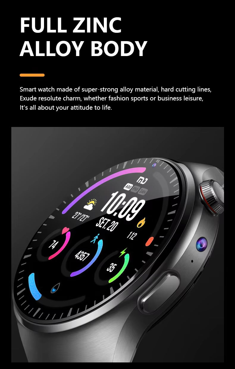 B14 4G AMOLED Health Monitor Smartwatch with Camera
