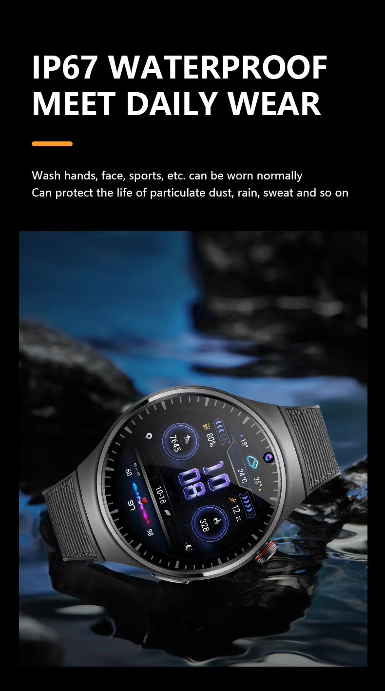 B14 4G AMOLED Health Monitor Smartwatch with Camera