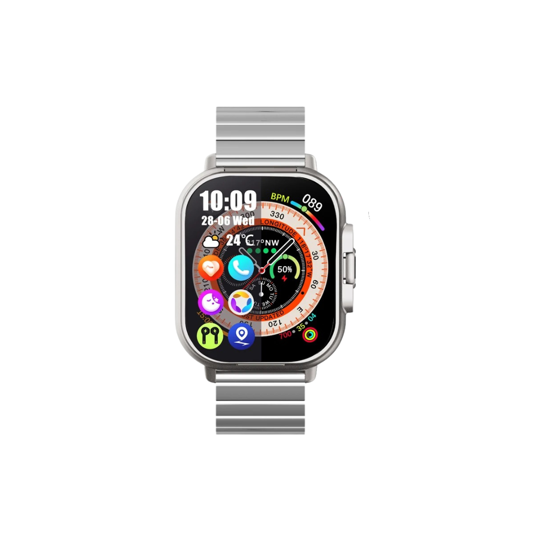 Smart Watch Oxygen Heart Rate Fitness Tracker with Bluetooth Earbuds