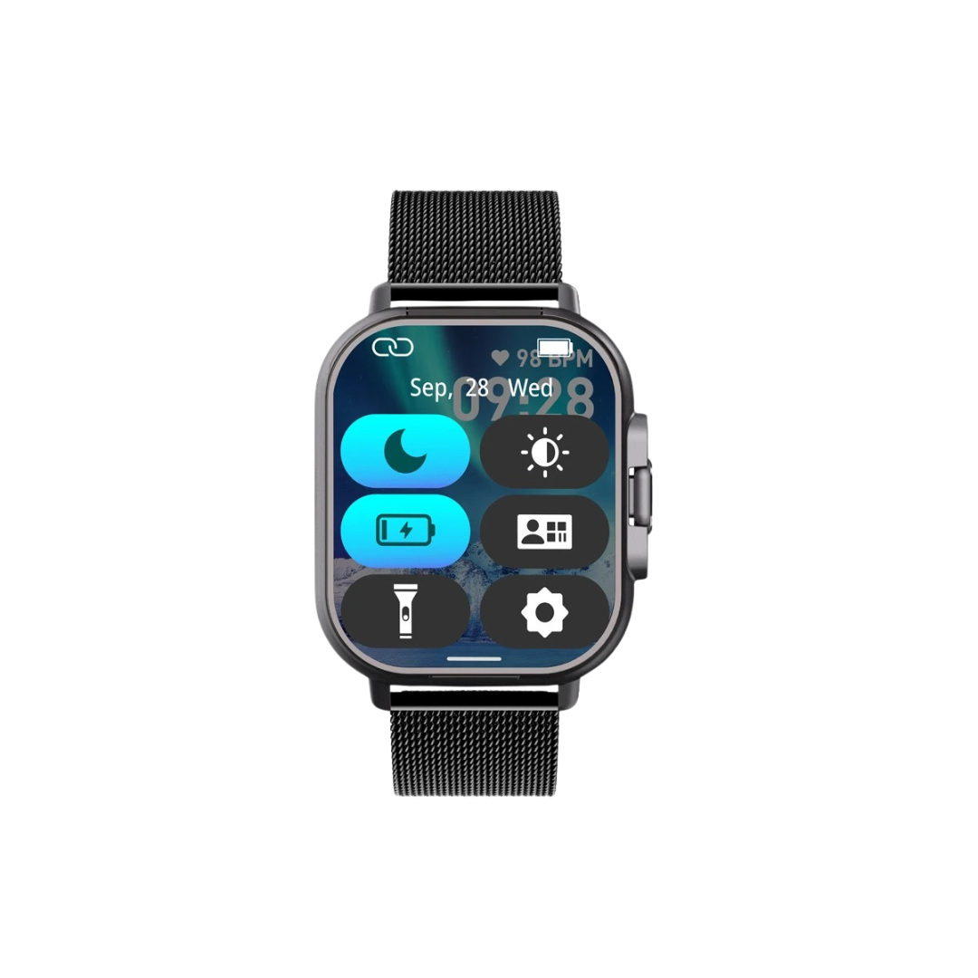 Smart Watch Oxygen Heart Rate Fitness Tracker with Bluetooth Earbuds