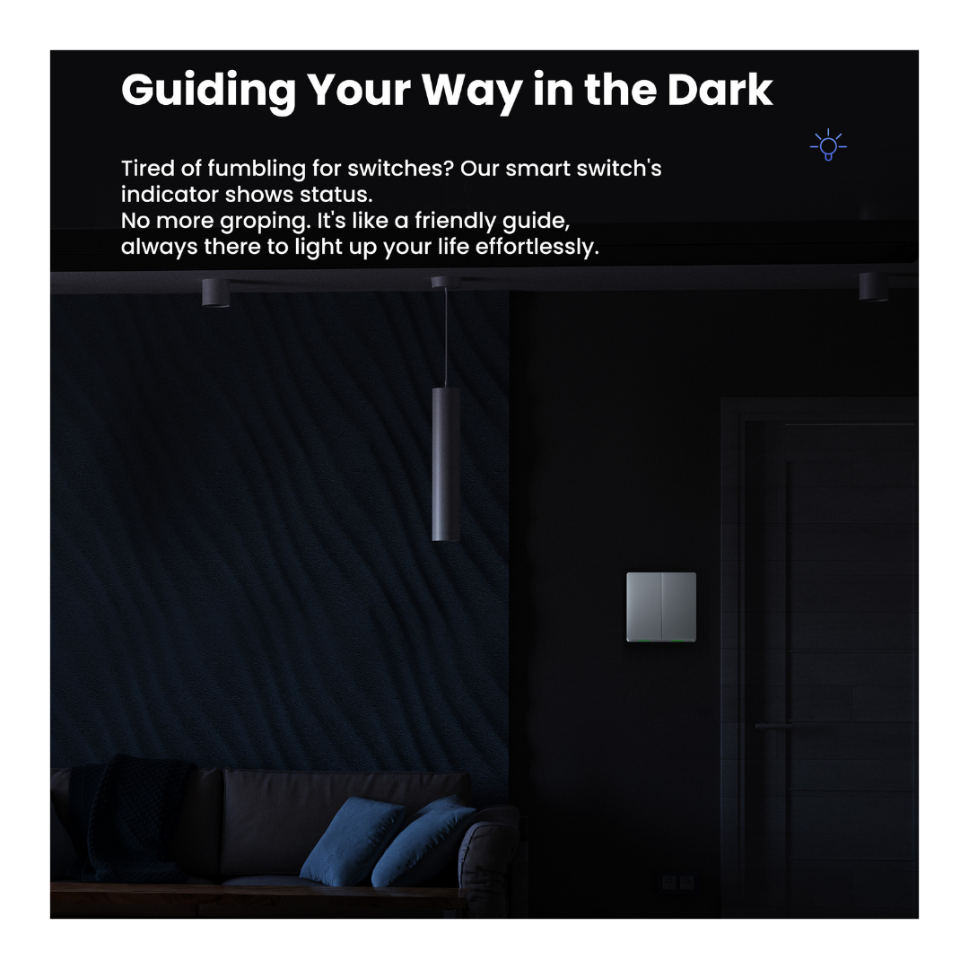 Smart Light Switch Wifi Voice Control with Alexa & Google Home
