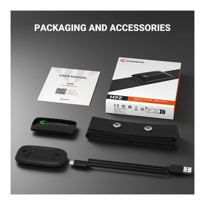 Borstband hartslagmeter Garmin Zwift Wahoo compatibel