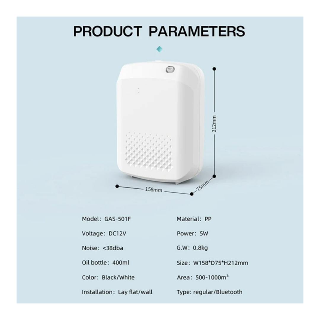 Smart Aroma Diffuser Bluetooth & WiFi Essential Oil Scent