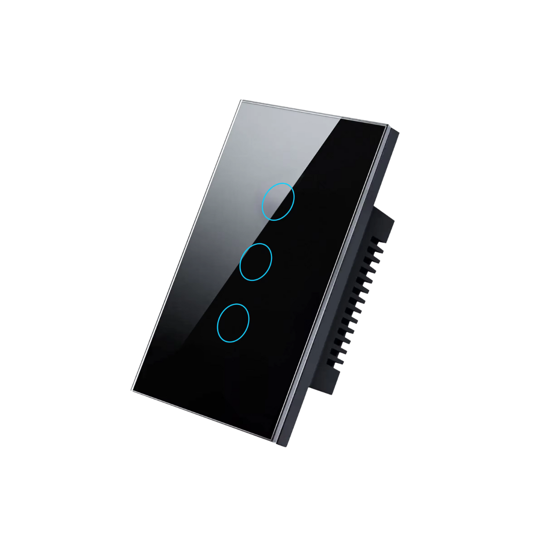 Luxury Smart WiFi Touch Light Tempered Glass Switch App & Voice Control