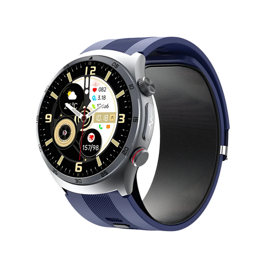Smart Watch S25 ECG & Blood Pressure Tracker with Air Pump Wristband