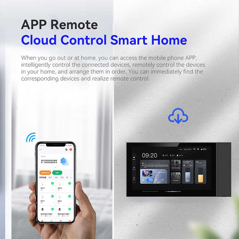 Smart Home 7" Gateway Center Control Panel Amplifier Smart App