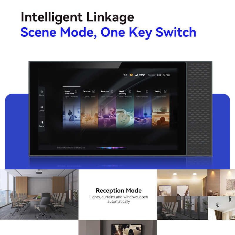 Smart Home 7" Gateway Center Control Panel Amplifier Smart App