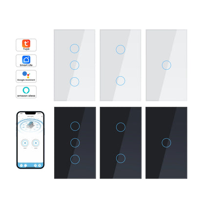 Smart Australia Wifi Touch Light Switch 100-240V 11.8X7.2cm