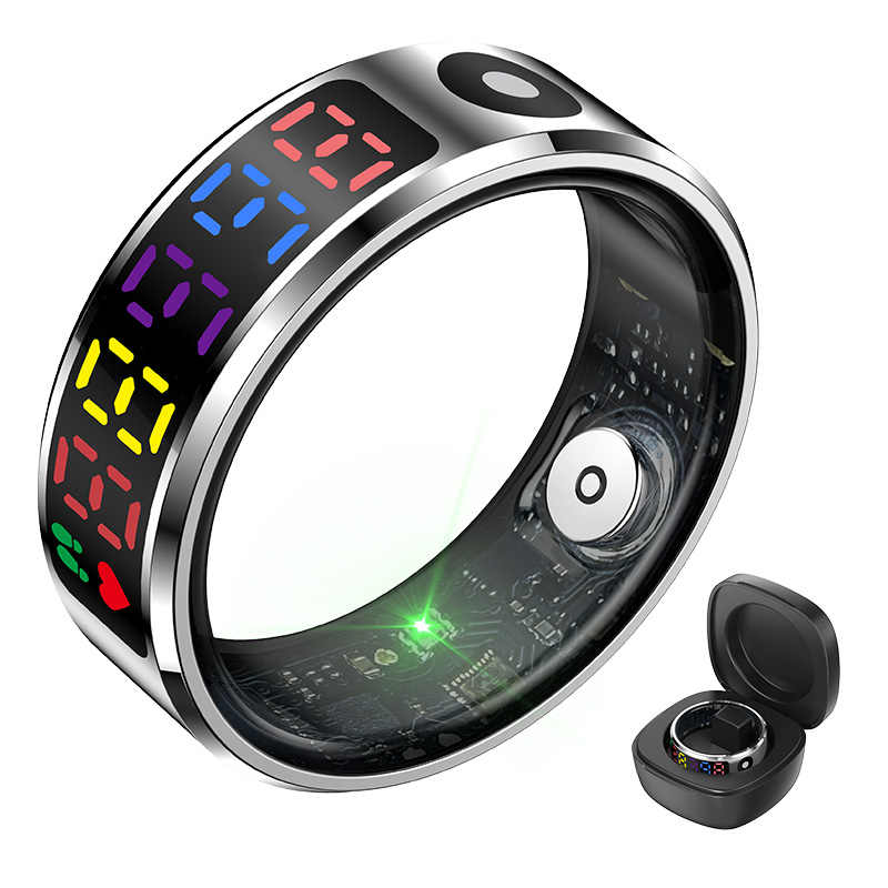 R12 Color Screen Unisex Sleep Monitor Smart Health Ring