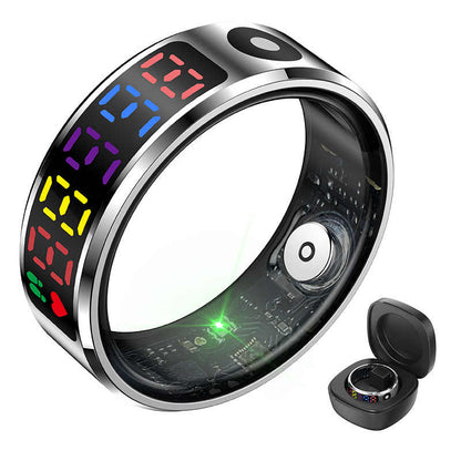R12 Color Screen Unisex Sleep Monitor Smart Health Ring