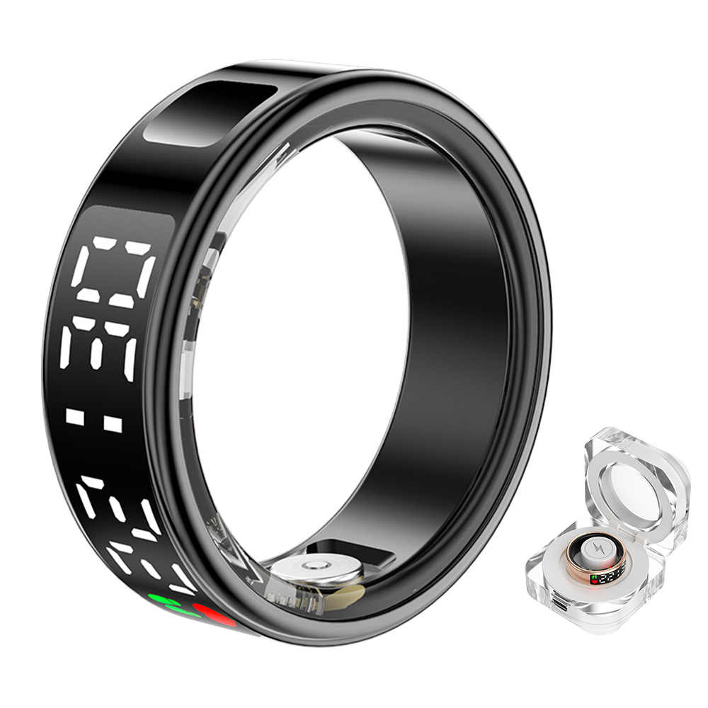 SR08 Smart Heart Health Monitor Ring with Display