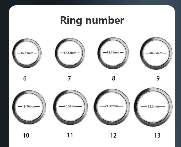 GR15 Titanium Smart Health Fitness Tracker Ring