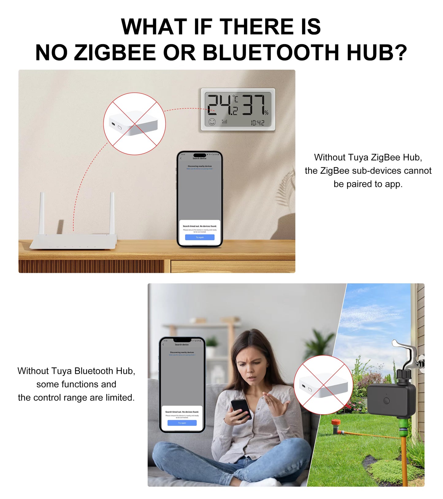 Smart Home Tuya ZigBee Wired Automation Gateway Hub
