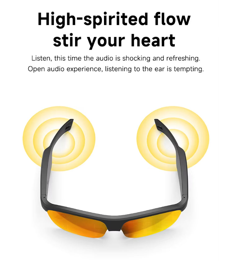 G02 Anti-UV Voice Control Sports Sunglasses