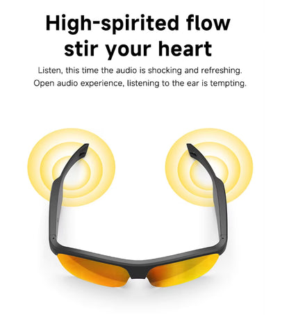 G02 Anti-UV Voice Control Sports Sunglasses