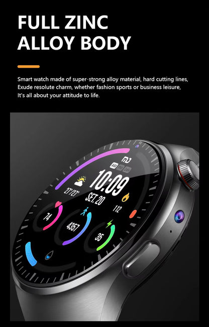B14 4G AMOLED Health Monitor Smartwatch with Camera