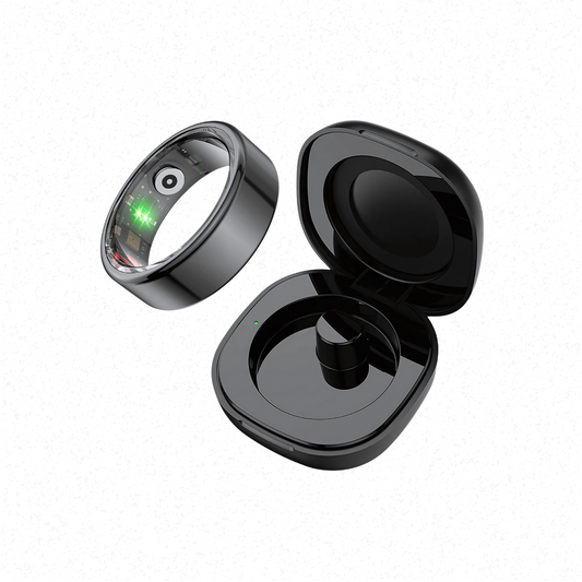 Smart Ring Sleep Stress & Blood Oxygen Tracker with Charging Case