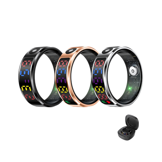 R12 Color Screen Unisex Sleep Monitor Smart Health Ring