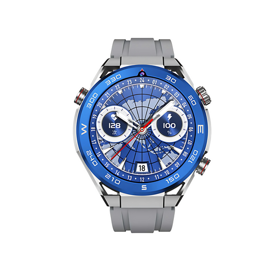 AMOLED Dual Camera Android Heath Monitor Smartwatch