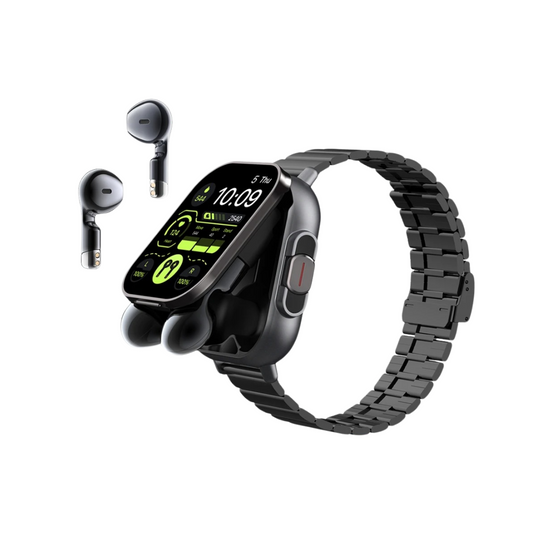 Smart Watch Oxygen Heart Rate Fitness Tracker with Bluetooth Earbuds