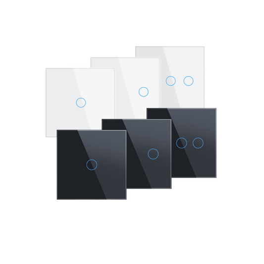 Smart WiFi Wall Hands Free Light Switch No Neutral Wire 8.6X8.6cm