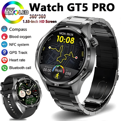 NFC AMOLED Men’s Smartwatch 5 PRO