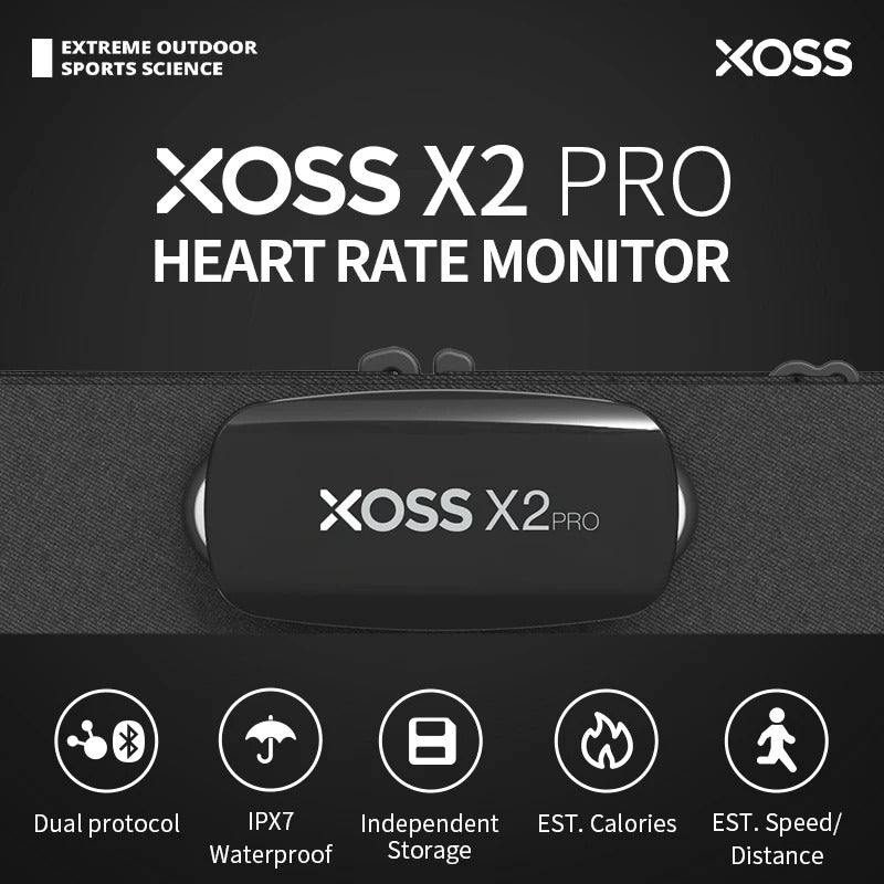 X2 Pro Heart Rate Monitor with Vortex Sensor Chest Strap