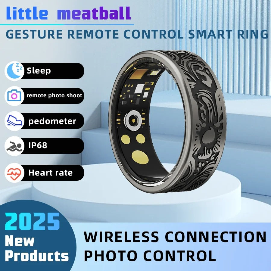 Smart Ring for Men & Women Heart Rate SpO2 Monitor Fitness Tracker