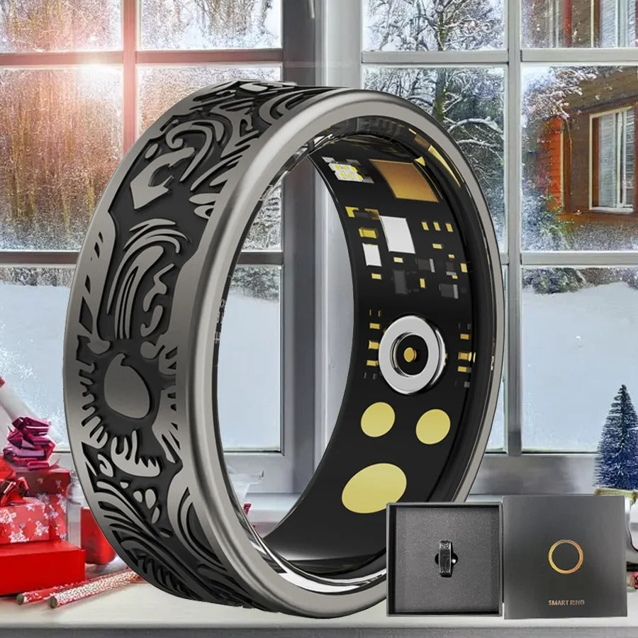 Smart Ring for Men & Women Heart Rate SpO2 Monitor Fitness Tracker